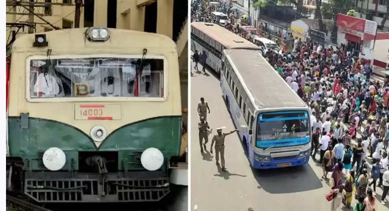 மின்சார ரயில்கள் ரத்து: இன்று முதல் கூடுதல் பேருந்துகள் இயக்கம்!